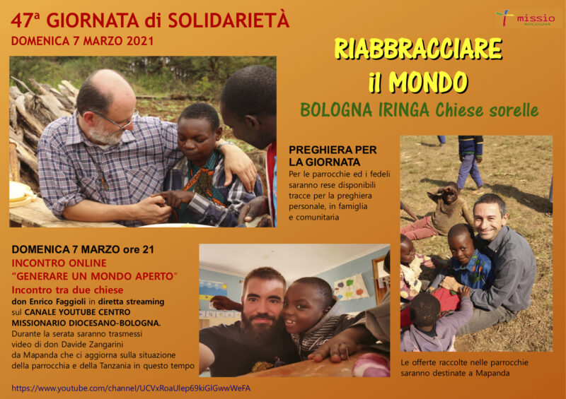 Il 7 marzo la Giornata di solidarietà con la Chiesa di Iringa, in Tanzania