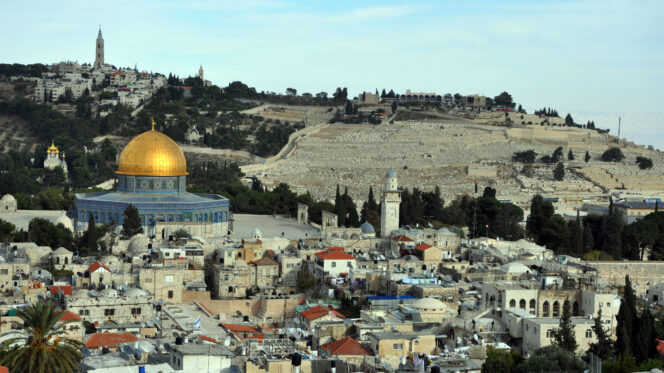 Gerusalemme ( Israele ).

Veduta della città.